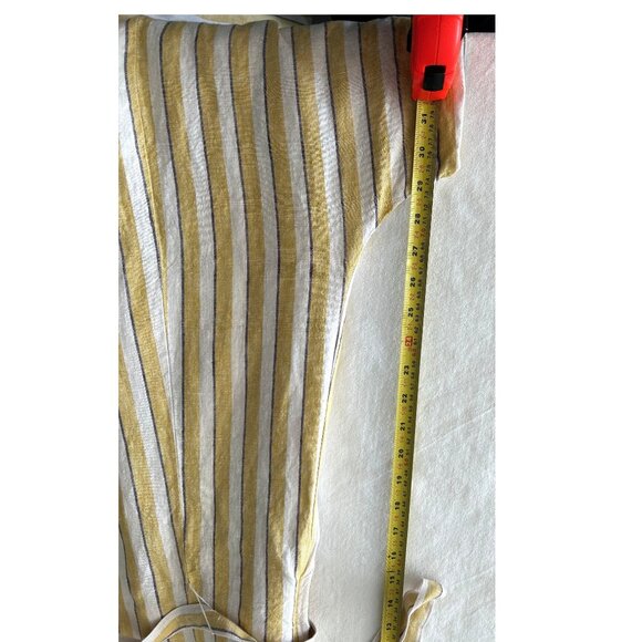 Rachel Zoe Linen Overalls Sz 10 - Picture 9 of 9